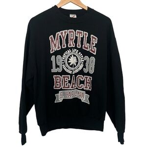 Vintage Jerzees Myrtle Beach South Carolina Crew Neck Large